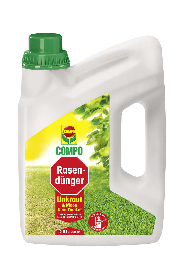 COMPO Rasendünger Unkraut & Moos – Nein danke!